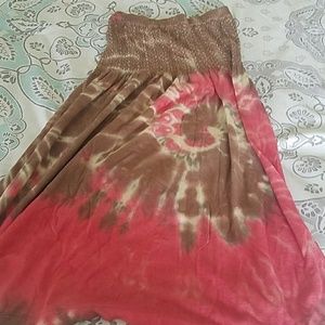 Tie Dye Tube top dress